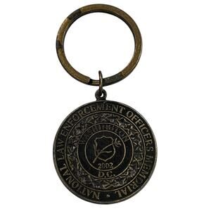 National Law Enforcement Officers Memorial 2002 Washington DC Keychain